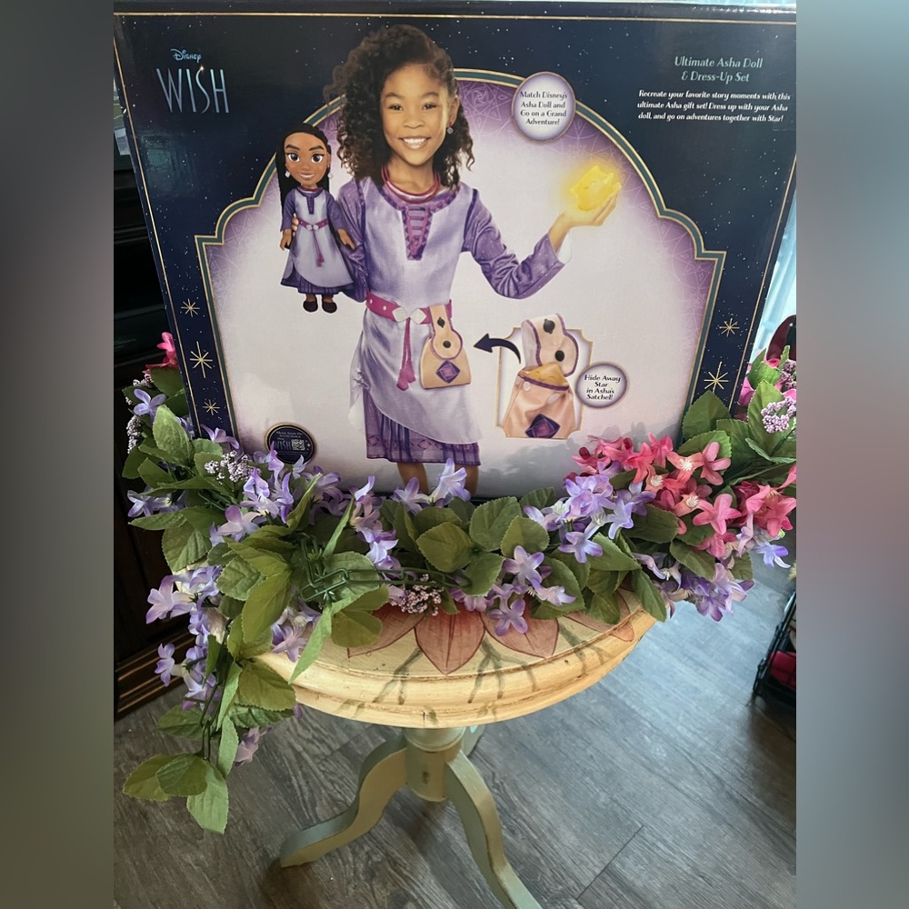 💕NIB💕 Disney WISH, Asha Full-sized (14'') Doll and Dress Up Set. - Picture 3 of 3